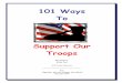 101 Ways To Support Our Troops