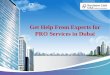 Get Help From Experts for PRO Services in Dubai