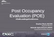 Post Occupancy Evaluation (POE)