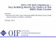 OIF's CEI 56G Interfaces