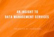 An Insight to Data Management Services - Cogneesol