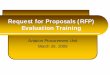 RFP Evaluation Training