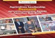Agriculture Leadership Summit Recommendations 2008 Onwards