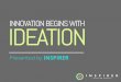 Innovation Begins with Ideation