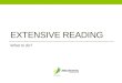 Extensive reading orientation for i eap 2 2016