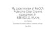 My paper review of ProCCA: Protective Clear Channel Assessment in  IEEE 802.11 WLANs