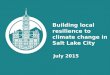Climate adaptation- County planning