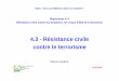 Vers une défense civile non-violente - 4-3 Résistance civile contre le terrorisme