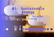 "Sustainable Energy": Sub-regional workshop on "Mainstreaming Appropriate Renewable Energy Technology in the Rural Productive Sectors of the Arab Region", ESCWA/ETC/RSS, 17-18 May