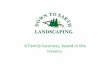 Down to Earth Landscaping Presentation 2016
