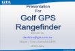 Golf gps Rangefinder of gta