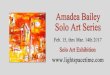 Amadea Bailey - Solo Art Series - Event Postcard