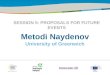 Enterprise Europe Network | Proposals for future events | Metodi Naydenov