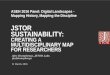 JSTOR Sustainability: Creating a Multidisciplinary Map for Researchers - ASEH 2016