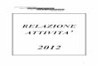 Relazione attività 2012