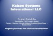 Kaizen Systems International LLC Product Overview. 2-04-15
