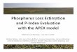 Phosphorus loss estimation   nelson