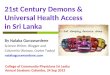 21st Century Demons & Public Health in Sri Lanka by Nalaka Gunawardene, 24 sep 2013