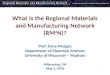 What is the Regional Materials and Manufacturing Network (RM2N)?