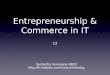 Entrepreneurship and Commerce in IT - 13 - The Internet Audience, consumer behaviour, marketing concepts, internet marketing technologies, branding