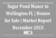 Sugar Pond Manor in Wellington FL | Homes for Sale | Market Report December 2015