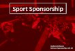Sponsorship in Sports Events - An NFL Perspective