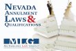 Nevada Annulment Laws & Qualifications