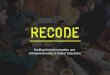 RECODE Webinar: Social Innovation Labs