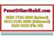 Stiker Cutting, Mobil Cutting Stiker, Stiker di Mobil, 0858 7133 6000 (Indosat)