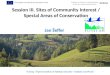 Jan Šeffer. Sites of Community Interest / Special Areas of Conservation