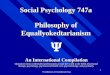 Equallyokedtarianism - Philosophy - Soc Psy 747A - Liberal Arts & Humanities