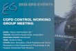 REG COPD Control Working Group Meeting 25/9/15