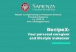 RecipeX - Your personal caregiver and lifestyle makeover
