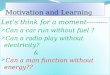 Motivation and learning ppt