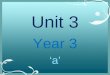 Unit 3 year 3