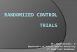 Randomized controlled trials