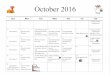 October 2016 Calendar of Events for Weichert, Realtors Vienna Office