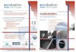 Ecobeton - Brochure vetafscheider