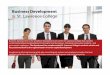 Business Development at St. Lawrence College 2017: A Corporate Community Integration Platform