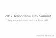 2017 tensor flow dev summit
