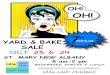 Yard & Bake Sale poster