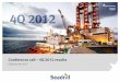 Seadrill Q4 2012 results presentation