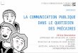 #capcom15 - Conférence Braconnier : La communication publique dans le quotidien des précaires