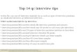 Top 14 qc interview tips
