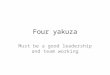 Four yakuza