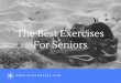 Samad Oraee: Best Exercises For Seniors