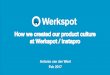 ProductTank AMS - Werkspot Product Culture - Antonio van der Weel