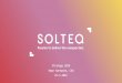Solteq's new growth strategy 25.5.2016