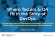 Where Testers & QA Fit in the Story of DevOps