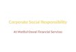 Corporate Social Responsibility at Motilal Oswal Financial Services Limited